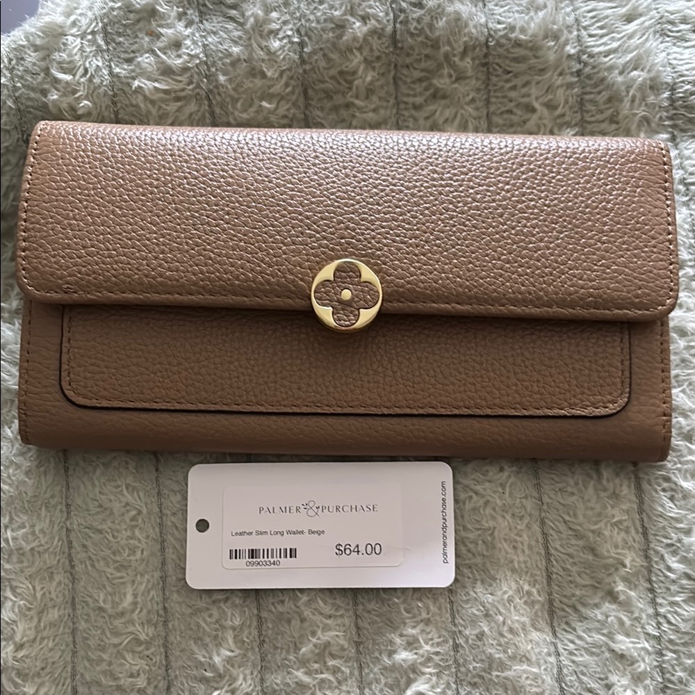 Palmer & Purchase Tan Leather Wallet